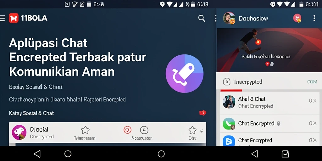 Tampilan antarmuka 11BOLA yang sederhana dan aman untuk chatting.